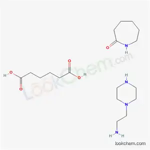 헥산디오익산, 헥사하이드로-2H-아제핀-2-온 및 1-피페라진에탄아민 중합체