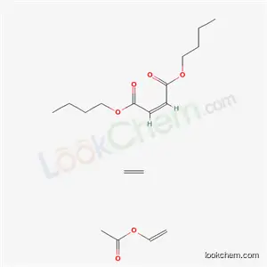 2- 부텐 이산 (Z)-, 디 부틸 에스테르, 에텐 및에 테닐 아세테이트와 중합체