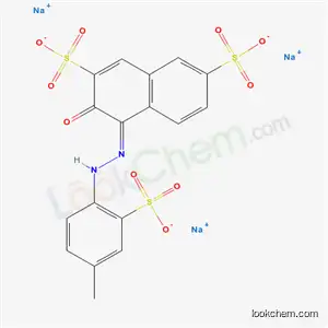 3-히드록시-4-[(4-메틸-2-술포페닐)아조]나프탈렌-2,7-디술폰산, 나트륨염