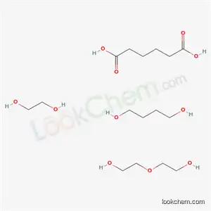 헥산디오익산, 1,4-부탄디올, 1,2-에탄디올 및 2,2-옥시비스에탄올과의 중합체