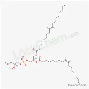 Molecular Structure of 62700-69-0 (2,3-bis[[(Z)-octadec-9-enoyl]oxy]propoxy-(2,3-dihydroxypropoxy)phosphinic acid)