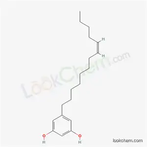 Molecular Structure of 62897-10-3 (5-[(8Z)-tridec-8-en-1-yl]benzene-1,3-diol)
