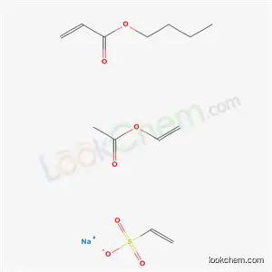 2-프로펜산, 부틸 에스테르, 에테닐 아세테이트 및 나트륨 에텐설포네이트 중합체