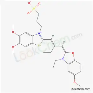 2-[2-[[5,6-ジメトキシ-3-(3-スルホナトプロピル)ベンゾセレナゾール-2(3H)-イリデン]メチル]-1-ブテニル]-3-エチル-5-メトキシベンゾオキサゾリウム