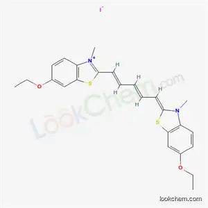 6-Ethoxy-2-[5-(6-ethoxy-3-methyl-1,3-benzothiazol-2(3H)-ylidene)penta-1,3-dien-1-yl]-3-methyl-1,3-benzothiazol-3-ium iodide