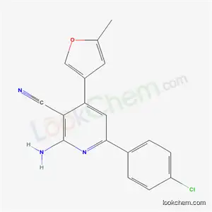 2-Amino-6-(4-chlorophenyl)-4-(5-methylfuran-3-yl)pyridine-3-carbonitrile