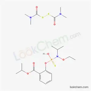 벤조산, 2-((에 톡시 (1- 메틸 에틸) 아미노) 포스 페 노티 오일) 옥시-, 1-m 에틸 에틸 에스테르, 혼합물. 테트라 메틸 티 오퍼 옥 시디 카보네이트 디아 미드 (((Me2N) C (S)) 2S2)