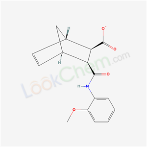 3-(2-METHOXY-PHENYLCARBAMOYL)-BICYCLO[2.2.1]HEPT-5-ENE-2-CARBOXYLIC ACID