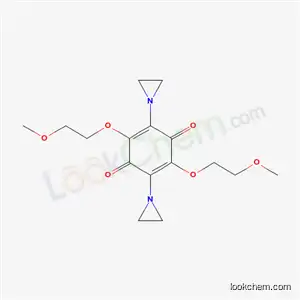 Molecular Structure of 800-24-8 (2,5-diaziridin-1-yl-3,6-bis(2-methoxyethoxy)cyclohexa-2,5-diene-1,4-di one)