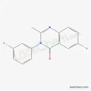 Molecular Structure of 49579-09-1 (6-fluoro-3-(3-fluorophenyl)-2-methylquinazolin-4(3H)-one)