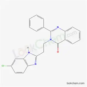 Molecular Structure of 65925-20-4 (3-[2-(6-chloro-1H-benzimidazol-2-yl)ethyl]-2-phenylquinazolin-4(3H)-one)