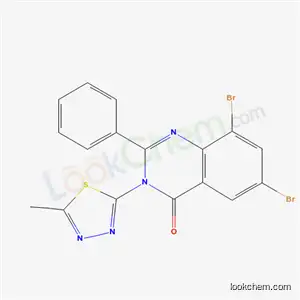 6,8-dibromo-3-(5-methyl-1,3,4-thiadiazol-2-yl)-2-phenylquinazolin-4(3H)-one