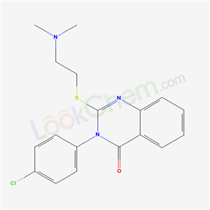 3-(4-chlorophenyl)-2-(2-dimethylaminoethylsulfanyl)quinazolin-4-one
