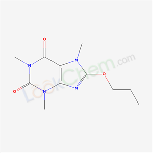 1H-Purine-2,6 (3H,7H)-dione, 1,3,7-trimethyl-8-propoxy-