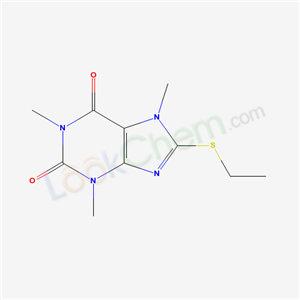 8-(ethylsulfanyl)-1,3,7-trimethyl-3,7-dihydro-1H-purine-2,6-dione