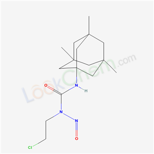 Urea, N-(2-chloroethyl)-N-nitroso-N-(3,5,7-trimethyltricyclo(3.3.1.1(sup 3,7))dec-1-yl)- cas  33021-99-7
