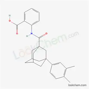 2-({[3-(3,4-dimethylphenyl)tricyclo[3.3.1.1~3,7~]dec-1-yl]carbonyl}amino)benzoic acid