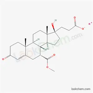 (17R)-17-히드록시-3-옥소프렌-4-엔-7α,21-디카르복실산 7-메틸 21-칼륨염
