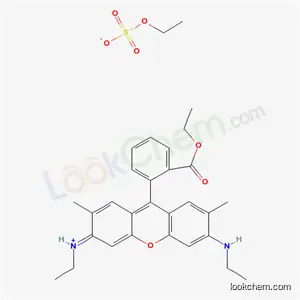 9-[2-(エトキシカルボニル)フェニル]-3,6-ビス(エチルアミノ)-2,7-ジメチルキサンチリウム?(エチルスルファート)アニオン