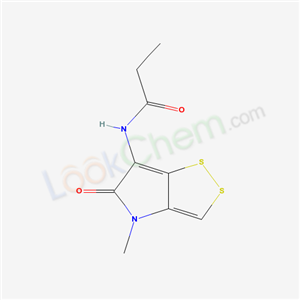 N-(4-methyl-3-oxo-7,8-dithia-4-azabicyclo[3.3.0]octa-1,5-dien-2-yl)propanamide