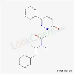 N-メチル-N-(α-メチルフェネチル)-6-オキソ-3-フェニル-1(6H)-ピリダジンアセトアミド