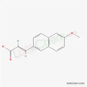 Molecular Structure of 3453-39-2 ((2E)-3-(6-METHOXY-2-NAPHTHYL)ACRYLIC ACID)