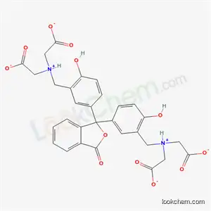 N,N′-[(3-オキソイソベンゾフラン-1(3H)-イリデン)ビス[(6-ヒドロキシ-3,1-フェニレン)メチレン]]ビス[N-(カルボキシメチル)グリシン]テトラナトリウム