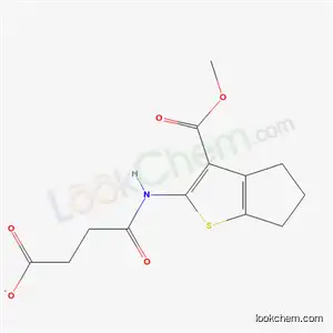 2-(3-CARBOXY-PROPIONYLAMINO)-5,6-DIHYDRO-4H-CYCLOPENTA[B]티오펜-3-카르복실산 메틸 에스테르