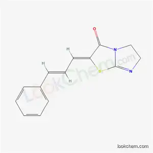 Molecular Structure of 21108-76-9 ((2Z)-2-[(2E)-3-phenylprop-2-en-1-ylidene]-5,6-dihydroimidazo[2,1-b][1,3]thiazol-3(2H)-one)