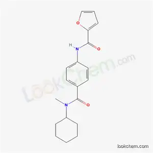 N-[4-[cyclohexyl(methyl)carbamoyl]phenyl]furan-2-carboxamide