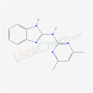 1H-Benzimidazol-2-amine, N-(4,6-dimethyl-2-pyrimidinyl)- cas  19206-90-7