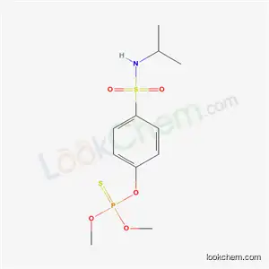 Molecular Structure of 1713-54-8 (Phosphorothioic acid=O,O-dimethyl=O-[4-[[(1-methylethyl)amino]sulfonyl]phenyl] ester)