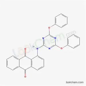Molecular Structure of 1965-82-8 (1-[[4,6-Bis(phenoxy)-1,3,5-triazin-2-yl]amino]-9,10-anthracenedione)