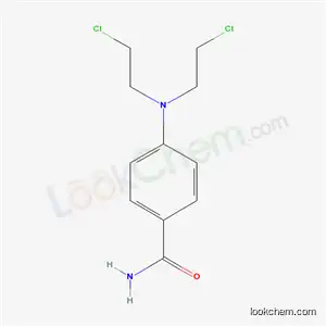 Molecular Structure of 2045-42-3 (4-[Bis(2-chloroethyl)amino]benzamide)