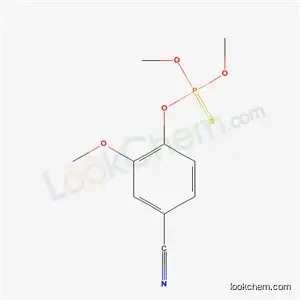 Molecular Structure of 3581-11-1 (O-(4-cyano-2-methoxyphenyl) O,O-dimethyl phosphorothioate)