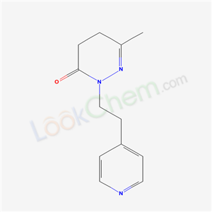 3(2H)-Pyridazinone, 4,5-dihydro-6-methyl-2-(2-(4-pyridyl)ethyl)-