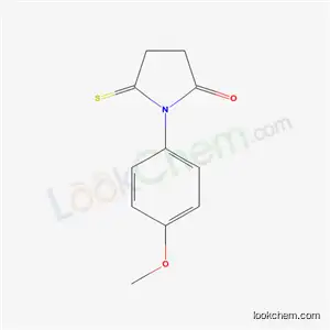 Molecular Structure of 4166-11-4 (1-(p-Methoxyphenyl)-2-thioxopyrrolidin-5-one)