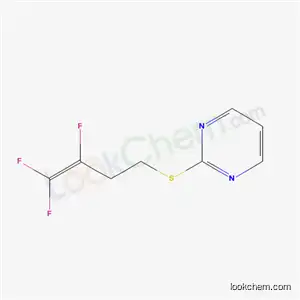 Molecular Structure of 4871-71-0 (2-[(3,4,4-Trifluoro-3-butenyl)thio]pyrimidine)