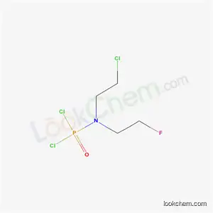 Molecular Structure of 5001-31-0 ([2-Chloroethyl(2-fluoroethyl)amino]dichlorophosphine oxide)
