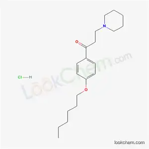 1-[4-(hexyloxy)phenyl]-3-(piperidin-1-yl)propan-1-one hydrochloride (1:1)
