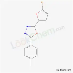 2-(5-Bromo-furan-2-yl)-5-p-tolyl-[1,3,4]oxadiazole