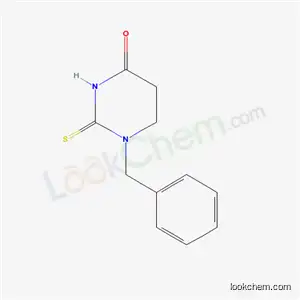 4(1H)-Pyrimidinone, tetrahydro-1-(phenylmethyl)-2-thioxo-