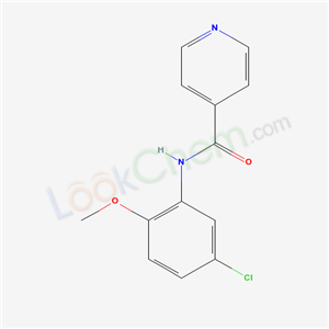 4-Pyridinecarboxamide, N-(5-chloro-2-methoxyphenyl)-