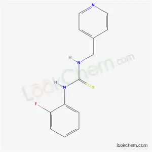 Molecular Structure of 6526-84-7 (1-(2-fluorophenyl)-3-(pyridin-4-ylmethyl)thiourea)