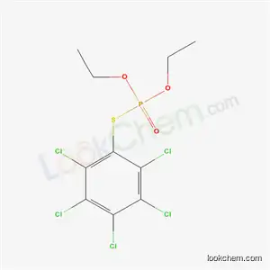 Molecular Structure of 5954-10-9 (Phosphorothioic acid O,O-diethyl S-(pentachlorophenyl) ester)