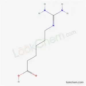 Molecular Structure of 72198-14-2 (6-(diaminomethylideneamino)hexanoic acid)