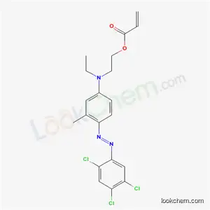 プロペン酸2-[エチル[3-メチル-4-[(2,4,5-トリクロロフェニル)アゾ]フェニル]アミノ]エチル