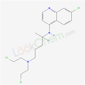 1,4-Pentanediamine, N1,N1-bis(2-chloroethyl)-N4-(7-chloro-4-quinolinyl)-, dihydrochloride