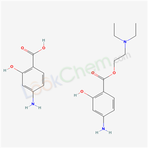 4-amino-2-hydroxybenzoic acid; 2-diethylaminoethyl4-amino-2-hydroxybenzoate