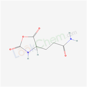 see 4-Oxazolidinepropanamide,2,5-dioxo-